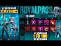 A7 Royal Pass 1 To 100 Rp Rewards | A7 Mythic Outfits | Upgradable Skin 50 Rp |PUBGM