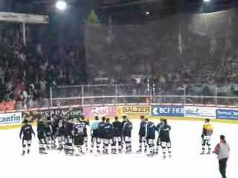 Gotteron Ehrenrunde Tour d'Honneur