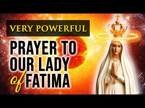 Prayer to Our Lady of Fatima for Miracles