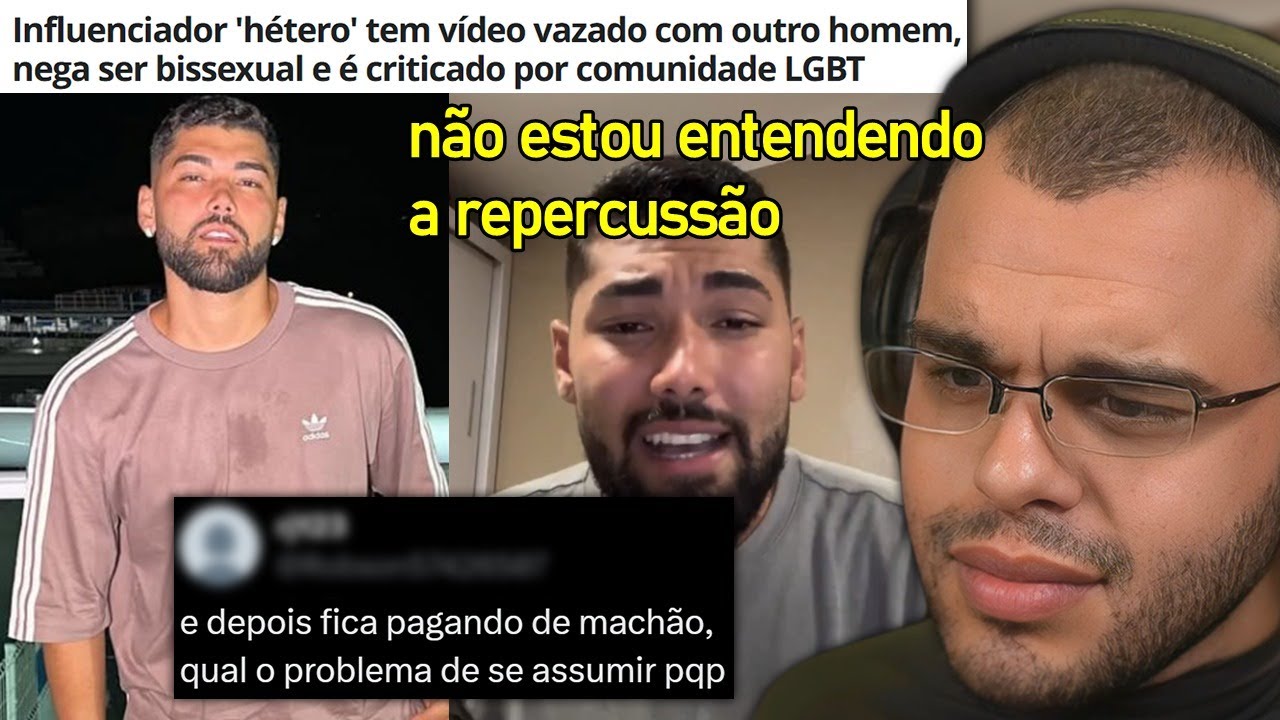INFLUENCER 'HETERO' TEM VÍDEO ÍNTIMO COM AMIGO VAZADO, E É COBRADO PELA COMUNIDADE LGBT