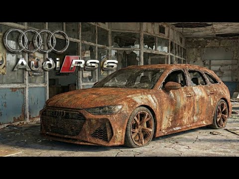 Full Restoration Of Audi RS6 Avant: Forest Rescue to $200,000 Showcar – 4.2L Twin-Turbo V8 Rebuild