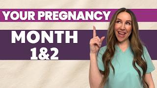 Newly Pregnant? Early Pregnancy week-by-week (Months 1 and 2 of Pregnancy)!