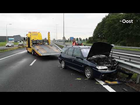 A28 tussen 't Harde en knooppunt Hattemerbroek afgesloten na ongeval