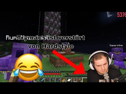 Trymacs ist verstört von HARDSTYLE in Craftattack 10! 😂