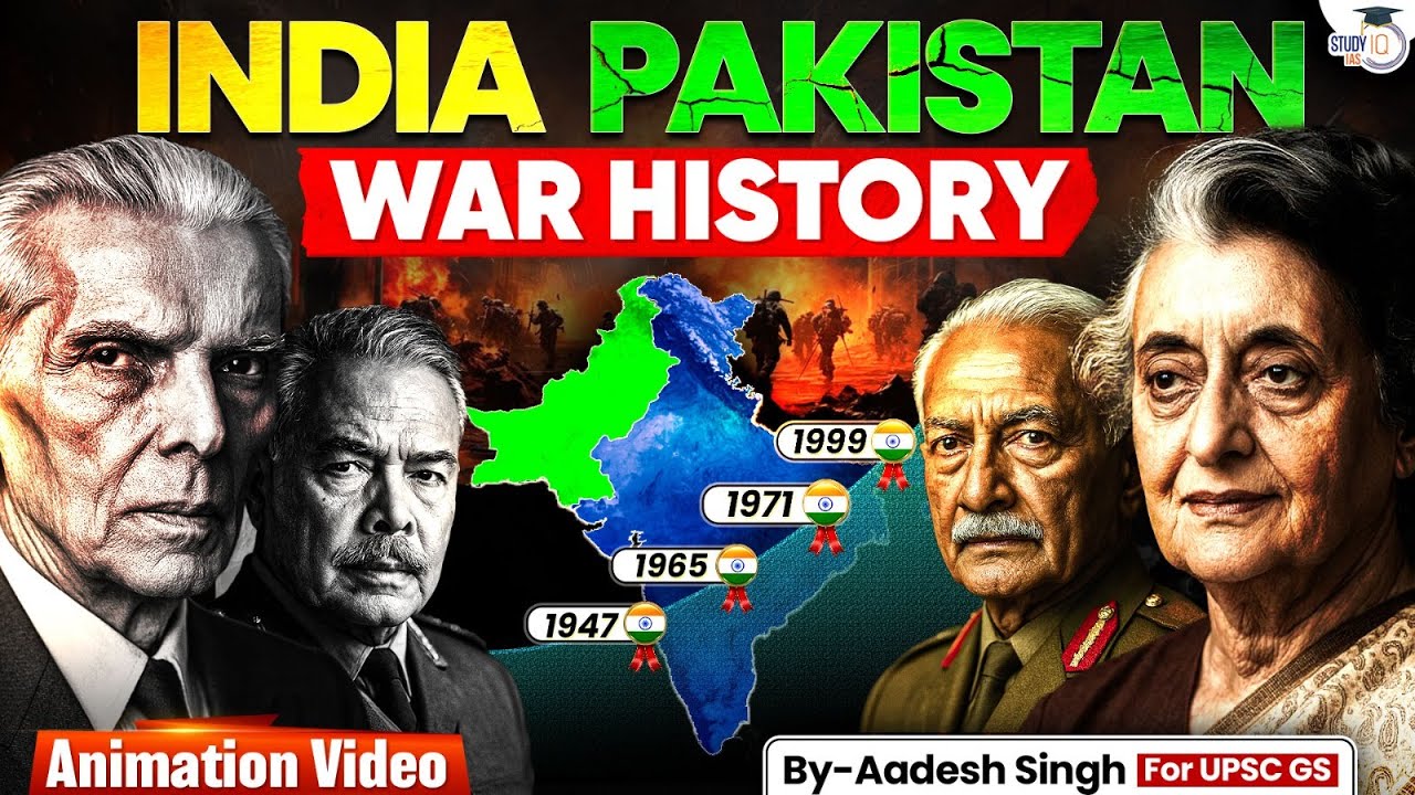 Pakistan’s Biggest Defeats | India Defeat Pakistan 4 In War Complete History | StudyIQ