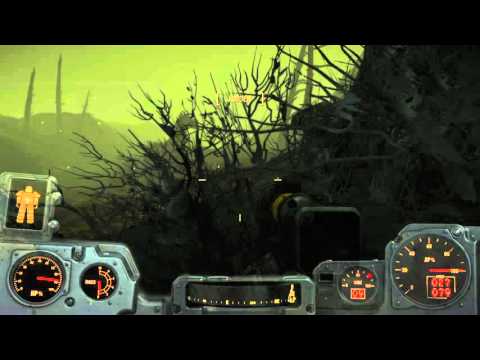 Fallout 4 sneaking by a deathclaw the Glowing sea