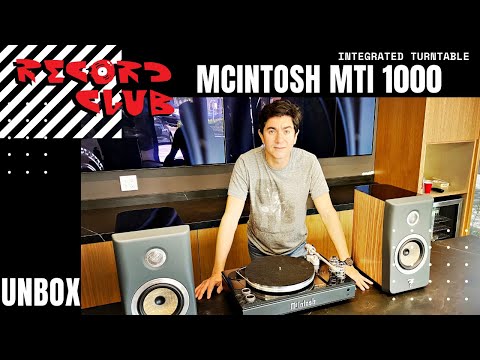 Unbox Mcintosh MTI100 - Integrated Turntable