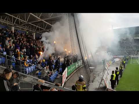 Bolt Arena, HJK:n fanit juhlivat tasoitusmaalia Stadin derbyssä 5.9.2022