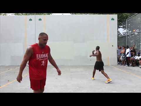 Edison Park - KOTC 2013 - Cisco vs Gio - Retro Game Filmed By Brian At Handball Warriors - 7.22.2013