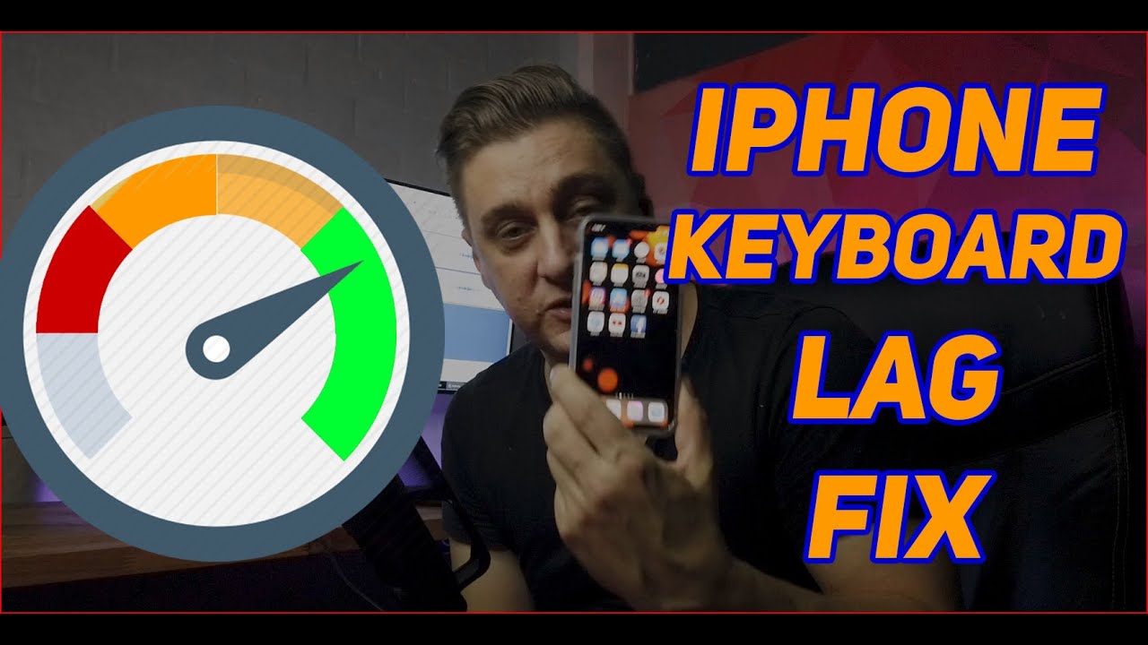 iPhone keyboard lag fix