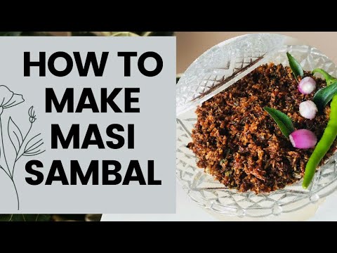 Masi Sambal | Maldive Fish Sambal | Ayshi’s Kitchen