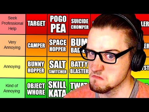 Garden Warfare 2 Annoying Playstyles Tier List