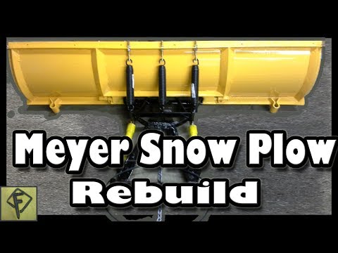I turned a Junk Meyer Snow Plow into a New Rebuilt!