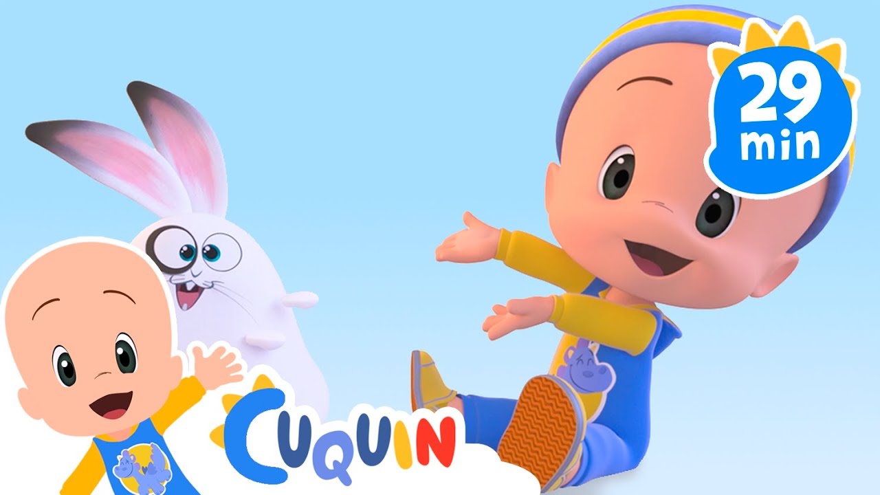 Competições esportivas com Cuquin e os coelhos coloridos 🏀| Desenhos animados para bebês