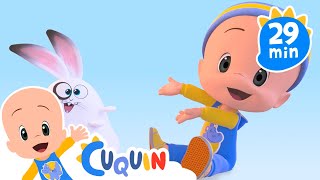 Competições esportivas com Cuquin e os coelhos coloridos 🏀| Desenhos animados para bebês