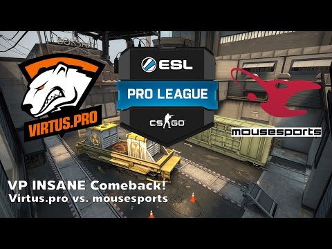 VP INSANE Comeback! Virtus.Pro vs Mousesports Map Train