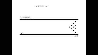 Kegeln for the ZX81