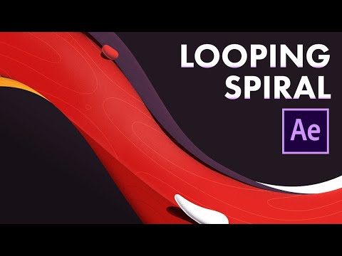 Looping Spiral Animation with Buck Animator Bernd Bousard After Effects Tutorial