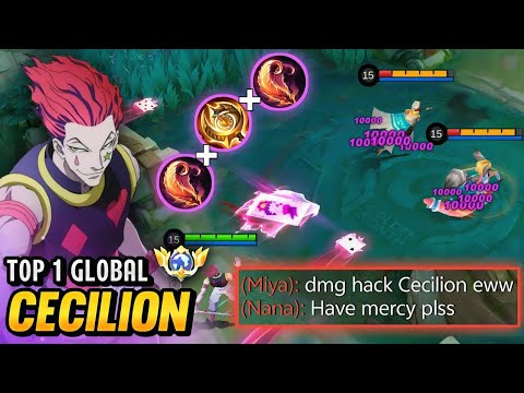 Cecilion Best Assist Gameplay - TOP GLOBAL CECILION BEST BUILD AND EMBLEM