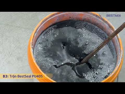 BestSeal PU405  Thi công chống thấm Polyurethane gốc nước cho sàn mái