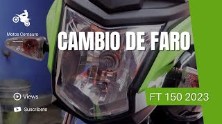como cambiar foco de fabrica a foco hiperled a ft 150 ts