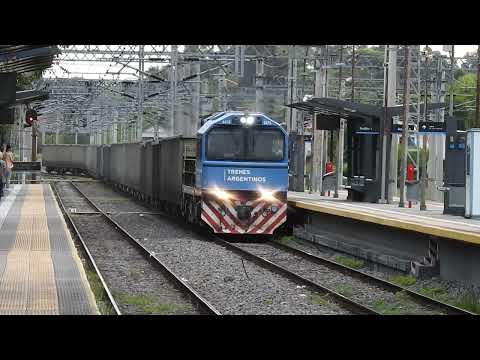 Tren C44 a Dock Central por Villa Elisa #trenesargentinos