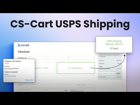 CS-Cart USPS Shipping Integration – Real-Time Rates & Pickups