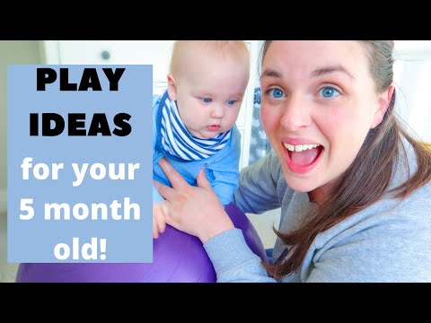 How to Play with a 5 MONTH OLD Baby! Play activities for 5 month old development.