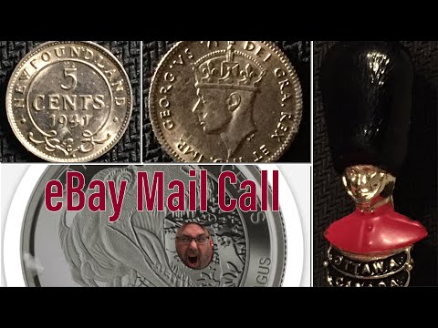 eBay Mail Call delivers Newfoundland Coin & a Queen's Own Guard Pin