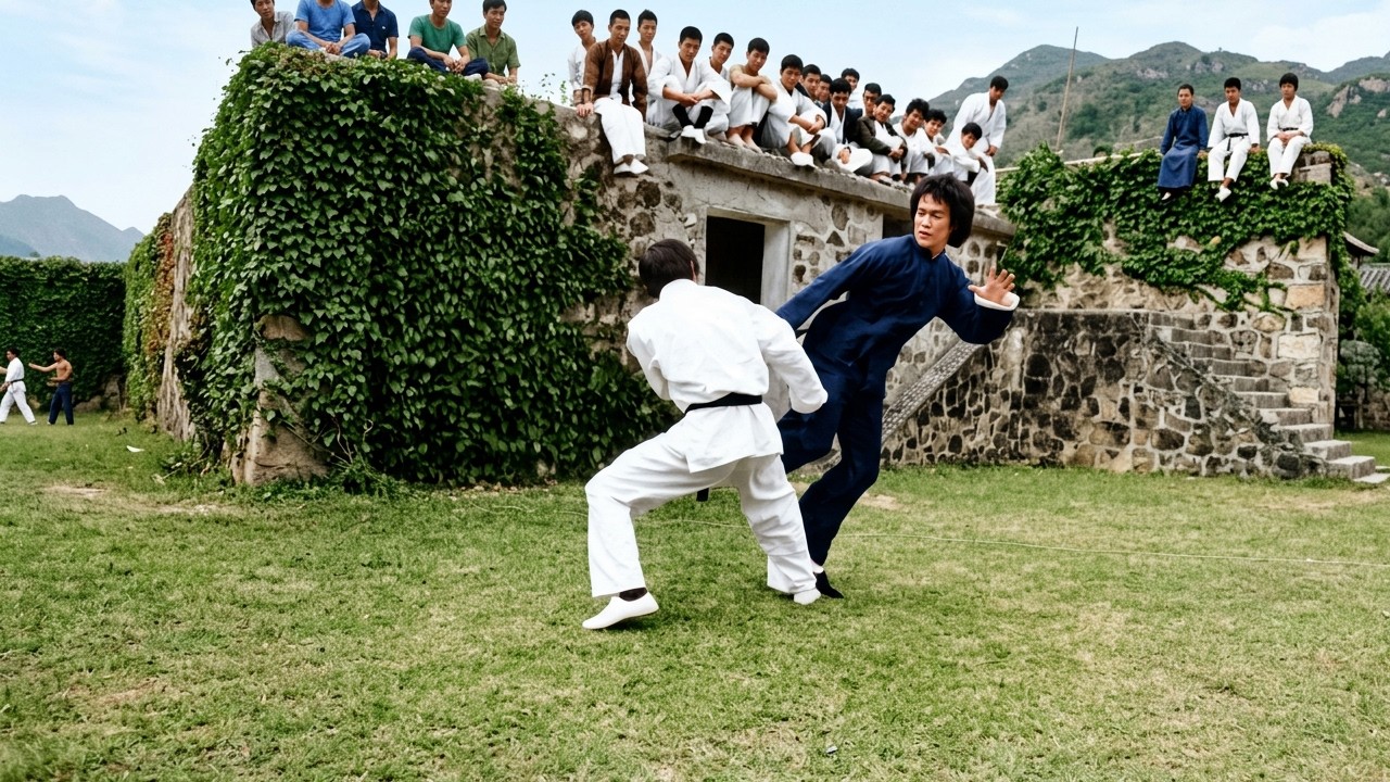 We Finally Have Footage Of Bruce Lee's REAL Fight Against Karate Stuntman Mickey Caruso!【FULL FIGHT】