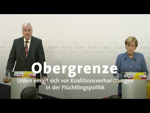 Obergrenze: Einigung im Streit zwischen CDU und CSU