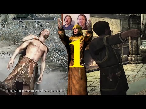 LaFave Bros Play Skyrim - Funniest Moments Pt. 1
