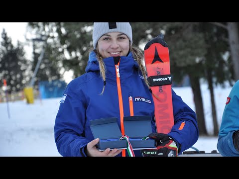 2020.01.05.. SL training and 2nd place in Tarvisio with Noa Szollos