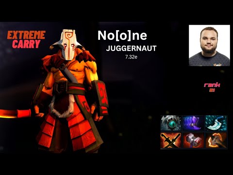 Rank 21 Noone Unleashes Juggernaut Fury in High MMR Dota 2 Replay 7.32e - 2023