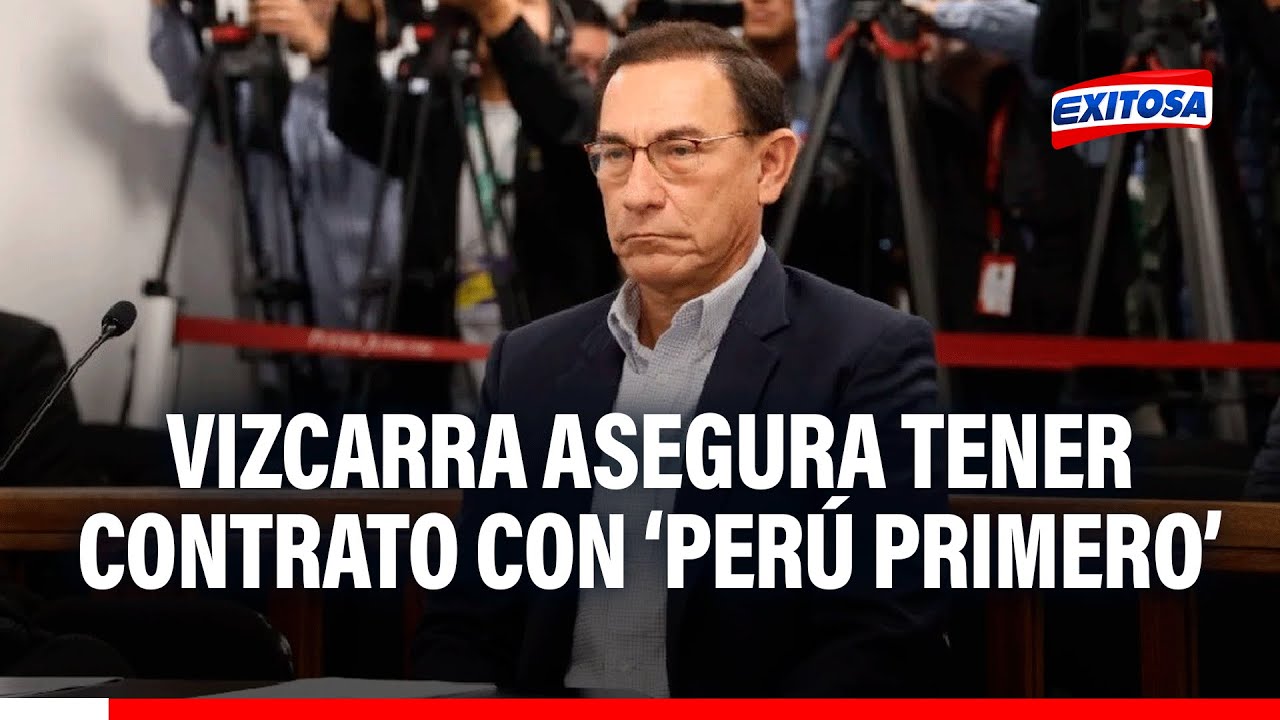 🔴🔵 Martín Vizcarra asegura que tiene arraigo laboral por contrato con Perú Primero