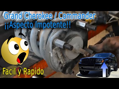 Como Instalar LIFT KIT Grand Cherokee / Commander 2005 al 2010. Facil y Rapido