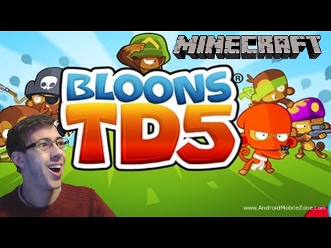 'LEVEL 2' REAL LIFE 3D BLOONS TOWER DEFENSE IN MINECRAFT!