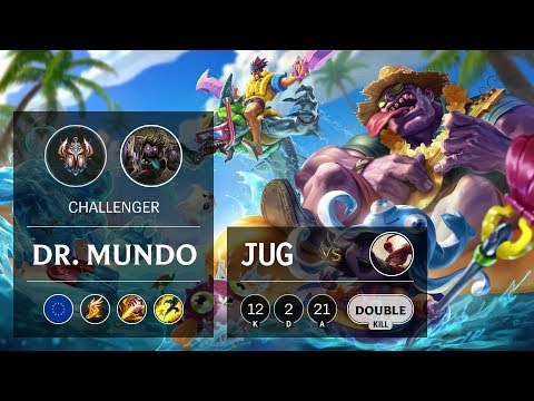 Dr. Mundo Jungle vs Lee Sin - EUW Challenger Patch 9.24