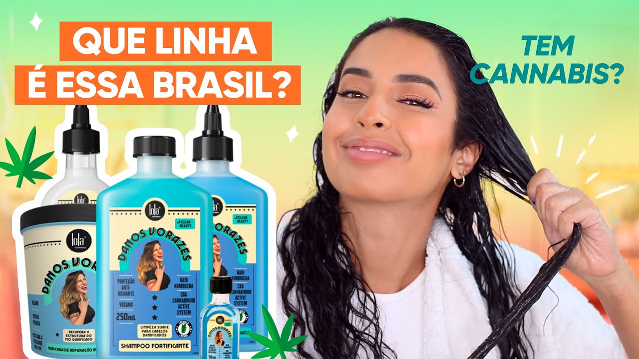 TESTEI A LINHA DANOS VORAZES DA LOLA - ROTINA CAPILAR DA LIMPEZA A FINALIZAÇÃO | JULIANA LOUISE