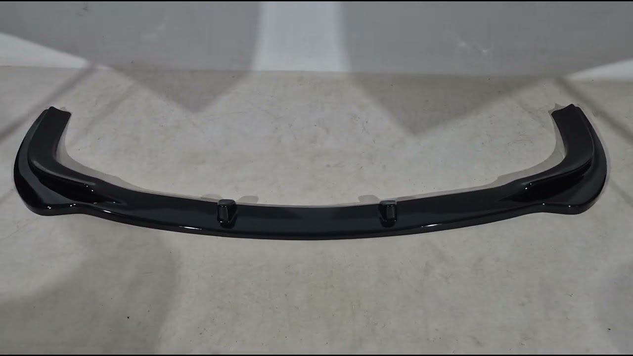 Mercedes Sprinter W906 2006–2018 гг. Передний лип-спойлер DPT (Черный Глянец) Video 1