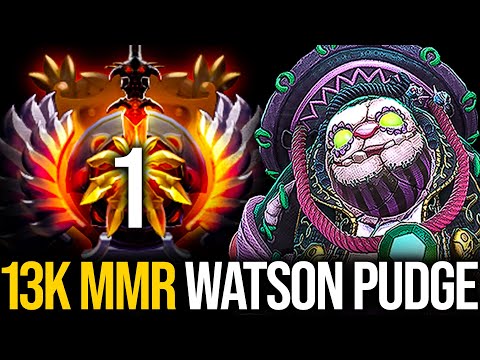 🔥 RANK 1 EUROPE — 13000 MMR WATSON PUDGE CARRY | Pudge Official