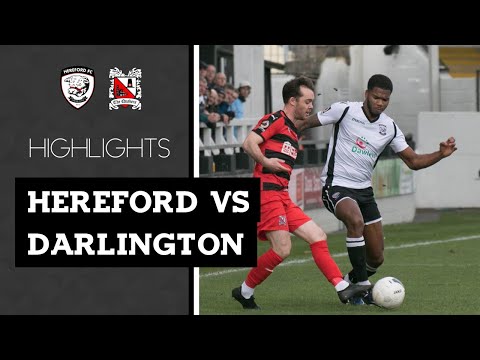 Hereford 2-2 Darlington - Vanarama National League North - 2019/20