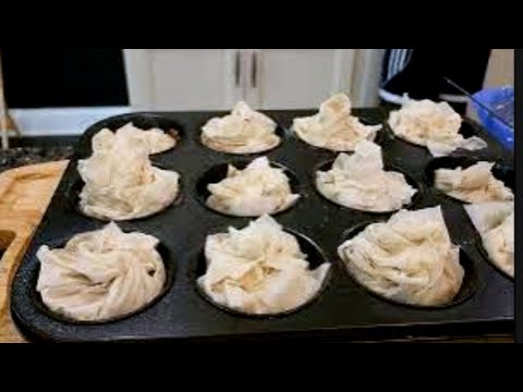 Pot Pie Poppers with Phyllo Dough|Easy Freezer Friendly Meals