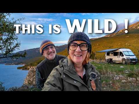 Wild Camping at Lake Ohrid, Full time Van Life Europe
