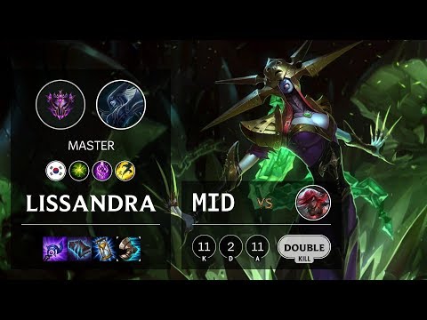 Lissandra Mid vs Katarina - KR Master Patch 10.7