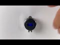 Voltmeter do DIN zásuvky 12/24V - 2x USB nabíjačka - Video Youtube