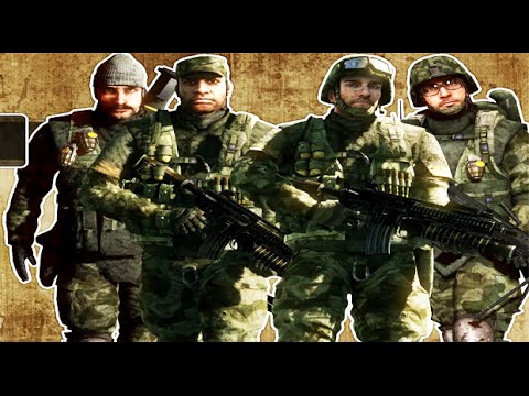 Battlefield Bad Company All Cutscenes HD GAME Movie