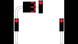 Download lagu Animasi Lampu Lalu Lintas dengan Tampilan 7 Segmen (Adanya Kuning Berkedip   Merah sebelum Hijau) mp3