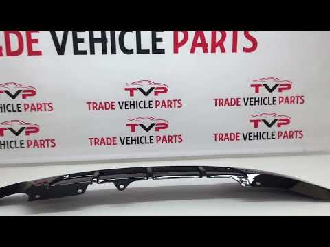 Fits BMW 5 Srs F10 F11 Rear Bumper Diffuser Splitter Twin Gloss Black video