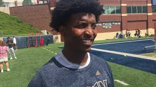 Tommy Woodson, Akron quarterback, is returning to action after off-season shoulder surgery.